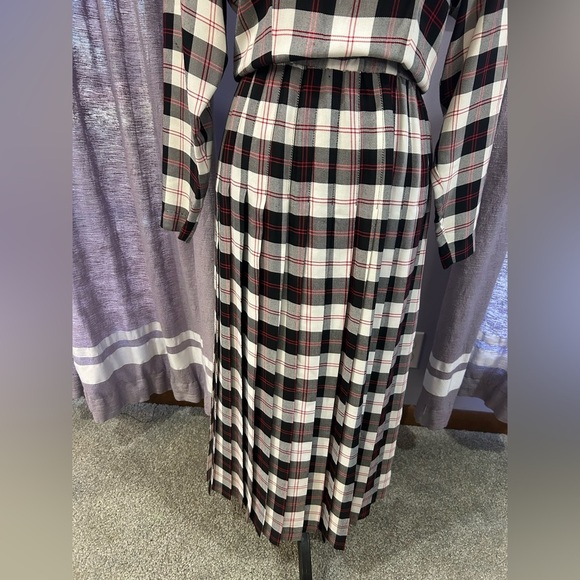 Vintage Rabbit Rabbit Rabbit Plaid Dress - Picture 4 of 7